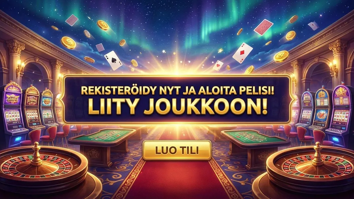 Rekisteröidy bonuksella